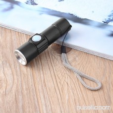 Flashlight 2000Lm Q5 Led Tactical Rechargeable Usb Flashlight Torch Zoom Adjustable